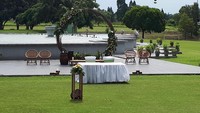 Ini lokasi akad nikah Ardina Rasti dan Arie Dwi Andika. Foto: Mauludi Rismoyo