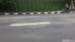Foto: Lokasi Kecelakaan Moge vs SUV di Pakubuwono