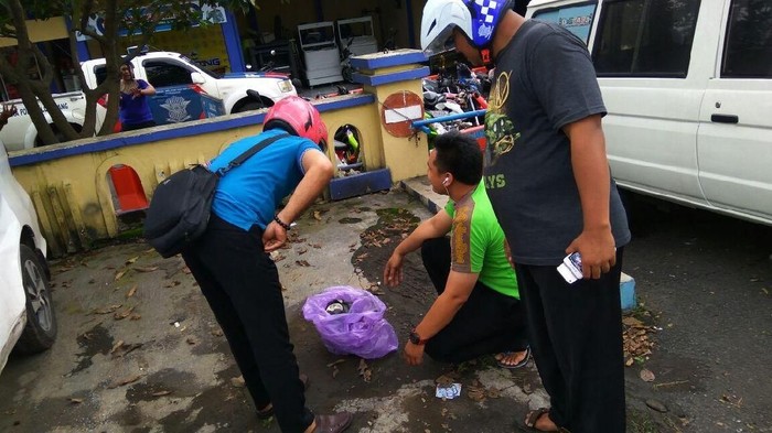 Benda Mirip Bom di Kantor Sat Lantas Polres Lumajang Diledakkan