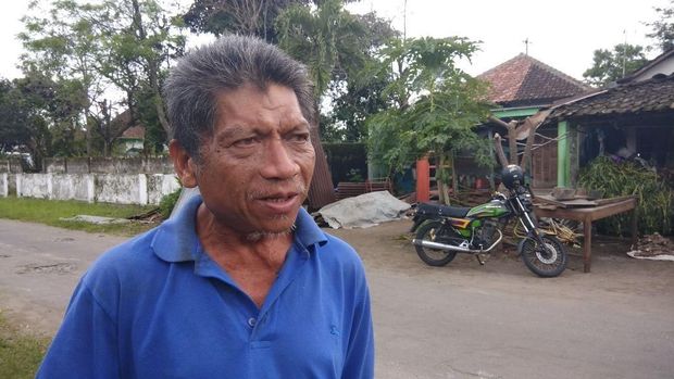 Sugiono, yang melihat pertama kali Sarju setelah diserang pit bull