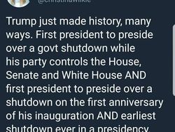 Meme Menohok #TrumpShutdown Pasca Tutupnya Pemerintahan AS