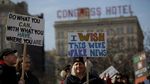 Turun ke Jalan, Perempuan Ramai-ramai Demo Trump di AS