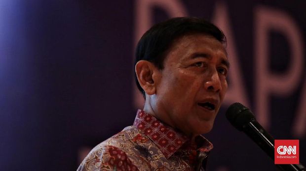 Menkopolhukam Wiranto, di Jakarta, 21 Januari.