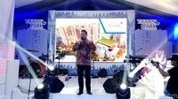 Di panggung Ronald memberikan arah perubahan di segala sektor seperti teknologi, digitalisasi, hingga kepada investasi properti.