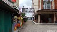 Suasana di lokasi terpantau sepi.