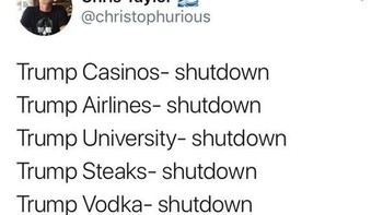 Trump disebut rajin dalam hal membuat rekor shutdown. Foto: internet