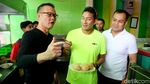 Momen Sandi dan Cagub-Cawagub Sumsel Asyik Swafoto