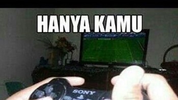 Gamer baper. (Foto: Internet)