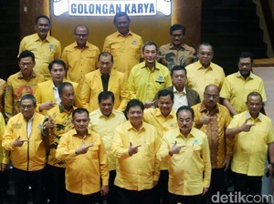Ini Kabinet Airlangga di Sisa Periode Golkar 2014-2019