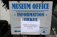 Informasi pembukaan kembali Museum Bahari (Randy/detikTravel)