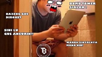 Siapa yang sering kayak gini? (Foto: Internet)