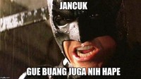 Batman aja sampai marah. Foto: Instagram/indrahakim