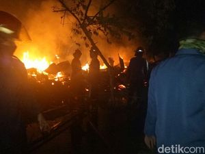 Kebakaran Warung dan Gudang, Polisi Temukan 1 Orang Terpanggang
