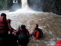 Bocah 10 Tahun Hilang di Curug Indra Sukabumi