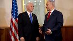 Foto: Senyuman Netanyahu Saat Bertemu Wapres AS di Yerusalem