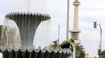 Perawatan Air Mancur Bunderan BI Jakarta