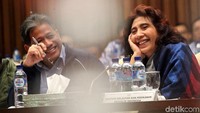 Susi menghadiri rapat di Komisi IV DPR, Senayan, Jakarta, Senin (22/1/2018).