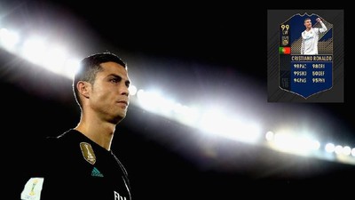 Rating Pemain Terbaik Dunia di FIFA 18: Ronaldo 99, Messi 98