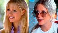 Gwyneth Paltrow dan Blythe Danner saat berusia 29 tahun. (Dok. Bored Panda)