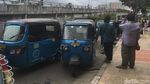 Foto: Sopir Mogok, Begini Sepinya Tanah Abang Tanpa Lalu-Lalang Angkot