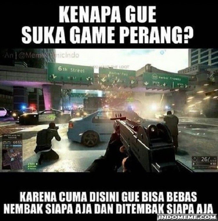 Meme Kocak Kelakuan Gamer Indonesia