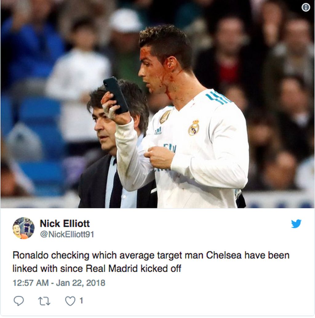 Meme Berdarah Ronaldo Ramai Jadi Gunjingan Netizen Foto 7