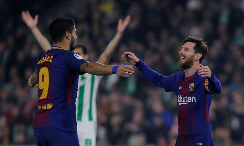 Suarez-Messi. Foto: Jon Nazca/Reuters Suarez-Messi. Foto: Jon Nazca/Reuters