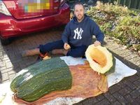Keren! Petani 3 Generasi Ini Selalu Hasilkan Sayuran Raksasa Pemecah Rekor