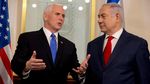 Foto: Senyuman Netanyahu Saat Bertemu Wapres AS di Yerusalem