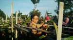 Potret Anies Panen Padi dan Petik Buah Naga di Cakung
