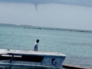 Angin Puting Beliung Landa Kepulauan Seribu, Begini Penampakannya