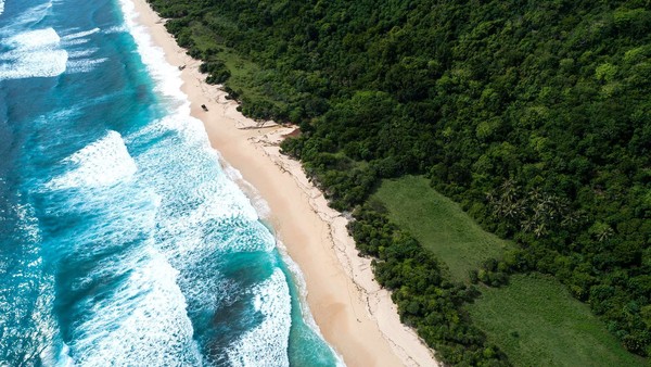 Pantai Nyang Nyang berada di Desa Pecatu, Badung. Pantai ini pernah mendapat titel sebagai salah satu pantai terbaik di dunia 2018 versi CNN, lho. (CNN Travel)