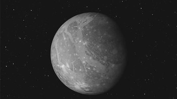 Satelit dengan diameter sekitar 5.268 km, Ganymede yang mengorbit Jupiter, resmi menjadi satelit alami terbesar. Ukurannya bahkan sedikit lebih besar dari planet Merkurius. Foto: Space