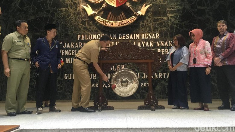 Luncurkan Desain Kota Berketahanan, Anies Ingin Jakarta Ramah Anak Luncurkan Desain Kota Berketahanan, Anies Ingin Jakarta Ramah Anak