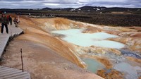 Krafla adalah kaldera yang masih aktif. Diameternya mencapai 10 km, dengan membentang sepanjang 90 km, luas banget! (Anita Isalska/BBC Travel)
