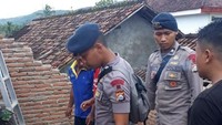 Sejauh ini belum ada konfirmasi adanya korban jiwa akibat gempa ini. (Foto: Dok. Humas Polda Banten)