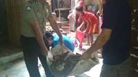 Gempa yang mengguncang Banten pada Selasa (23/1) siang merusak puluhan rumah warga (Foto: Dok. Humas Polda Banten)