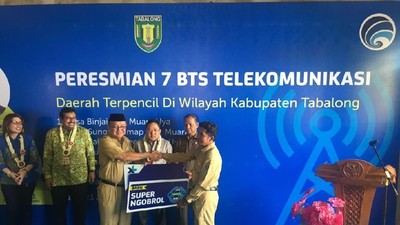 Puluhan Tahun Terisolasi, 7 Desa Ini Akhirnya Bisa Komunikasi