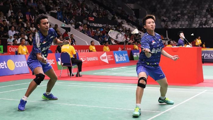 Tontowi Ahmad/Liliyana Natsir lolos ke babak kedua Indonesia Masters 2018 (Foto: dok. Humas PBSI) Tontowi Ahmad/Liliyana Natsir lolos ke babak kedua Indonesia Masters 2018 (Foto: dok. Humas PBSI)