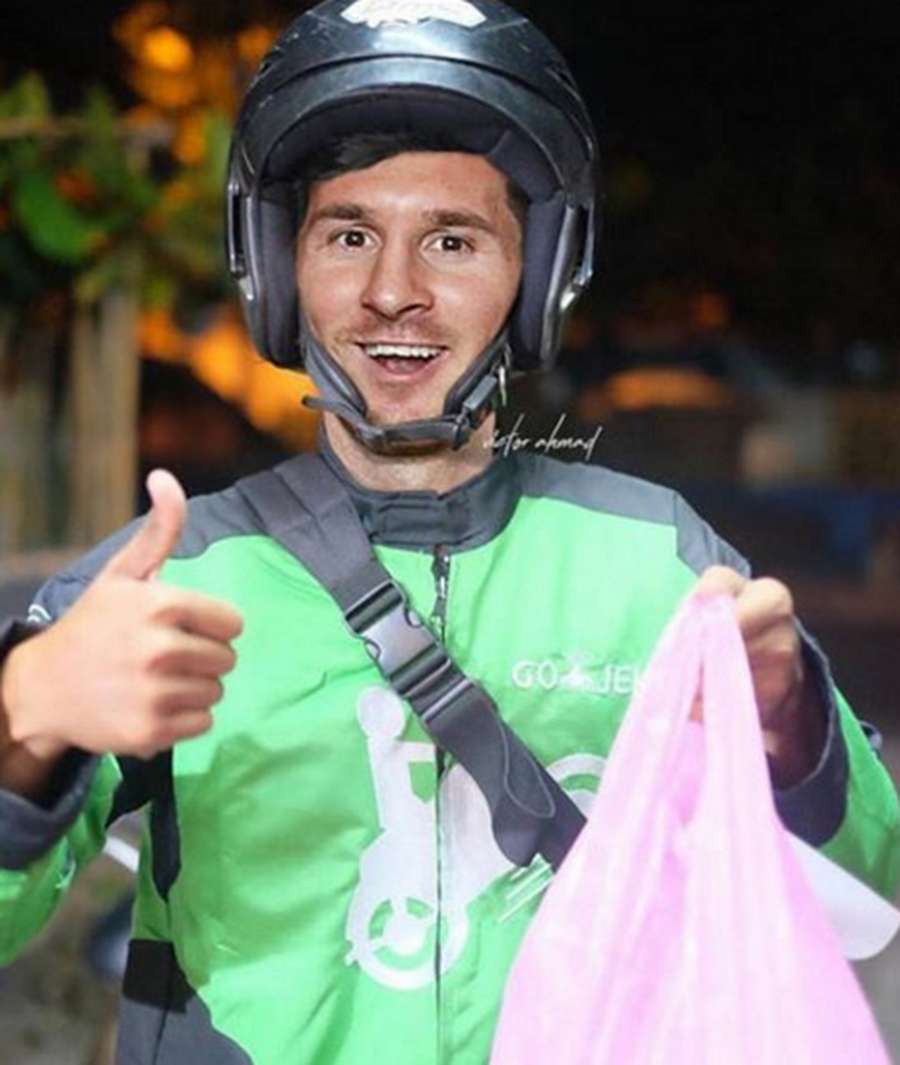 Messi Berjaket Go Jek Isyana Kini Jadi Korban Dede Sunandar