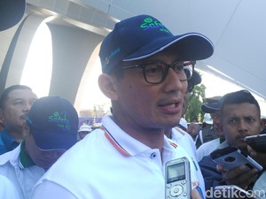 Pesan Sandi ke Pemobilisasi Becak: Jakarta Tak Akan Diam dan Lengah