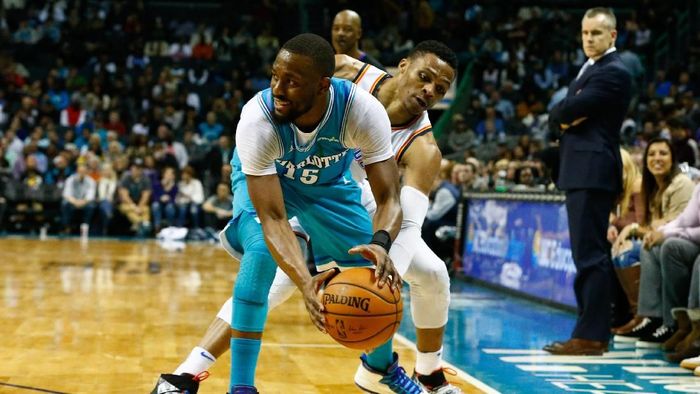 Bintang Charlotte Hornets Kemba Walker (Jeremy Brevard-USA TODAY Sports) Bintang Charlotte Hornets Kemba Walker (Jeremy Brevard-USA TODAY Sports)
