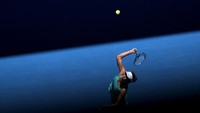 Petenis Belgian itu mampu membuat kejutan dengan mengalahkan unggulan keempat Elina Svitolina. REUTERS/Edgar Su.