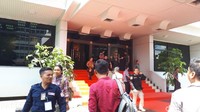 Foto: Gempa juga terasa di Aula Gatot Soebroto, Mabes TNI, Cilangkap, Jakarta Timur. (Faiq-detikcom)