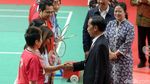 Ekspresi Semringah Jokowi saat Resmikan Istora Senayan