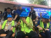 Akhirnya Sinyal Halo-halo Terpancar di Perbatasan Kalsel