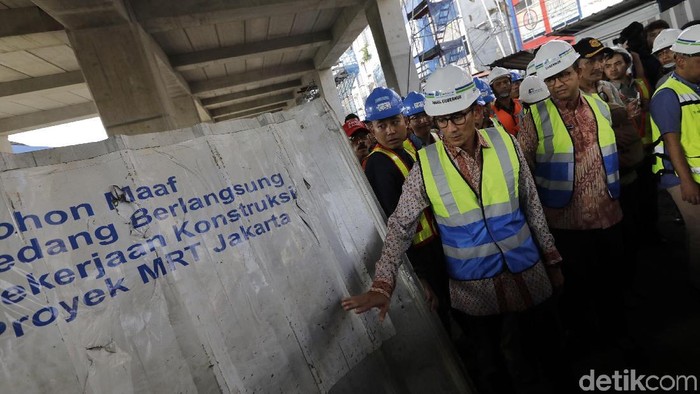 Beroperasi Maret 2019, MRT Jakarta Dapat Pesan dari Anies