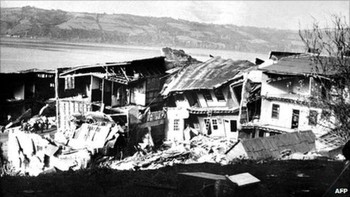 Gempa bumi paling parah yang terjadi di kawasan cincin api mengambil tempat di Chile pada 22 Mei 1960 dengan kekuatan 9,5 SR. (Foto: National Geographic)