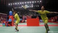Kevin/Marcus berhasil menang dua set langsung.