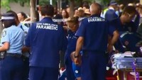 Kepolisian New South Wales (NSW) menggambarkan kejadian ini sebagai ‘serangan yang direncanakan’. (Foto: Dok. Channel 9 via news.com.au)